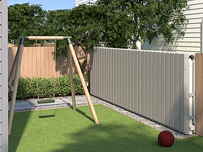 FenceTank 1000L - Birch Grey FenceTank 1000L - Birch Grey