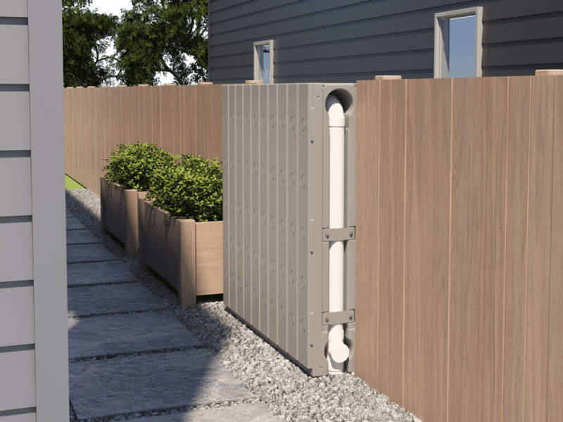 FenceTank 1000L - Birch Grey